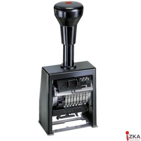 Numerator automatyczny B6 4.5mm/6 REINER REB6 obudowa metal, poduszka czarna