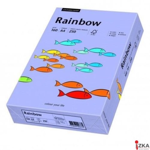 Papier xero kolorowy A4/160g fiolet R60 RAINBOW 88042571 250ark