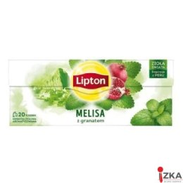 Herbata LIPTON MELISA Z GRANATEM 20t ziołowa