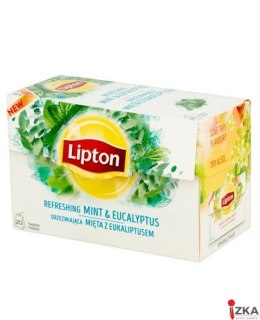 Herbata LIPTON MIĘTA Z EUKALIPTUSEM 20 saszetek