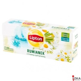 Herbata LIPTON TAJLANDIA rumianek z trawą cytrynową CAMOMILE 20t ziołowa