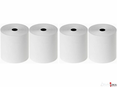 Rolki termiczne DOTTS 80mm x 80m (4szt) BPA FREE 80x80