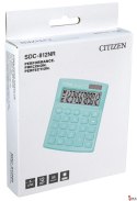 Kalkulator biurowy CITIZEN SDC-812NRGRE, 12-cyfrowy, 127x105mm, zielony