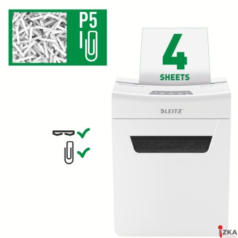 Niszczarka Leitz IQ Protect 4 P5, 4 kartki, 14 l kosz 80940000 Niszczarka Leitz IQ Protect 4 P5, 4 kartki, 14 l kosz 80940000