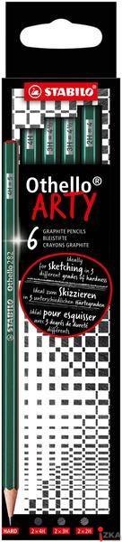 Ołówek STABILO OTHELLO Hard 6szt. ARTY twardy 282/6-21-2-20