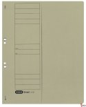 Skoroszyt kartonowy ELBA 1/2 A4, oczkowy, szary, 100551880