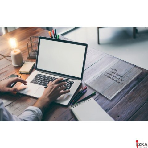 Akrylowa tabliczka na biurko do notatek Nobo Home A4 1915611