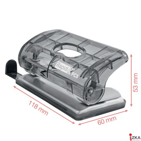 Dziurkacz mini Rapid ColourBreeze FC5, 10 kartek, 5 lat gwarancji, lawendowy 5001534