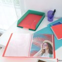 Album ofertowy Esselte ColourBreeze, z 80 koszulkami, koralowy 628445 Esselte