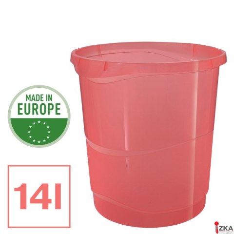 Kosz na śmieci Esselte ColourBreeze, koralowy 628461 Kosz na śmieci Esselte ColourBreeze, koralowy 628461