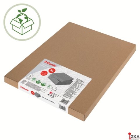 Pudełka domowe do przechowywania, w kształcie sześciana, 3 sztuki, szare Esselte 628289