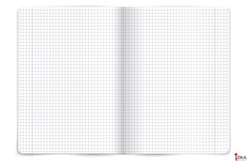 Zeszyt TOUCH PASTEL A5 60k 90g kratka z marginesem koral 400151700 OXFORD