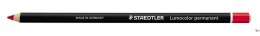 Kredka specjalistyczna glasochrom, wodoodporna, czerwony, Staedtler S 108 20-2