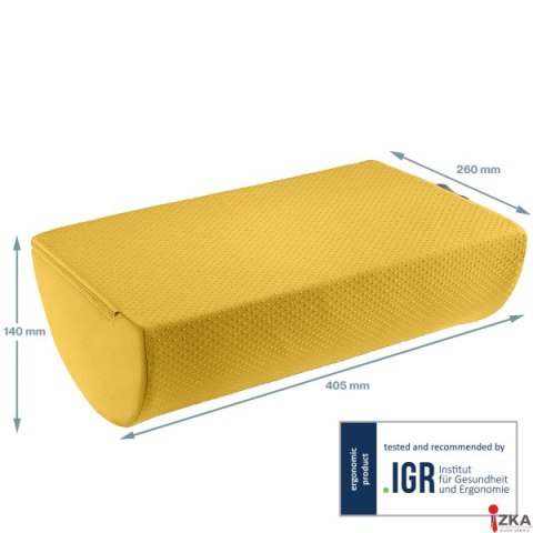 Podnóżek Leitz Ergo Cosy, żółty 53710019 Podnóżek Leitz Ergo Cosy, żółty 53710019
