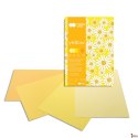 Blok Deco Yellow A4, 170g, 20 ark, 5 kol. tonacja żółta, Happy Color HA 3717 2030-012