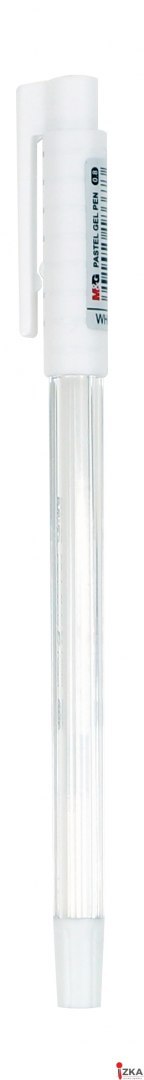 Długopis żelowy OfficeG, 0.8mm, biały, MG MG AGP13277
