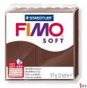 Kostka FIMO soft 57g, czekoladowy, masa termoutwardzalna, Staedtler S 8020-75