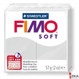 Kostka FIMO soft 57g, jasno szary, masa termoutwardzalna, Staedtler S 8020-80