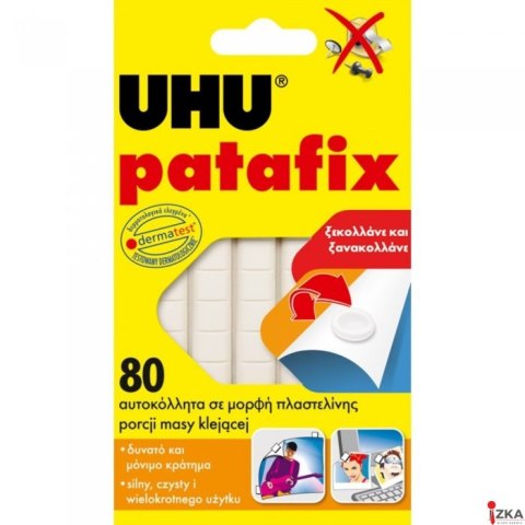 Masa samoprzylepna PATAFIX 50g UHU 43500 (80kwadratów) Masa samoprzylepna PATAFIX 50g UHU 43500 (80kwadratów)