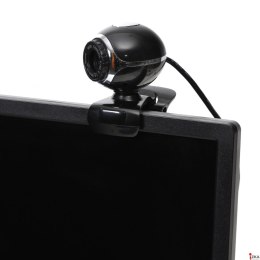 Kamera internetowa OMEGA WEB CAM 480p mikrofon, czarna OUWC480