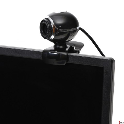 Kamera internetowa OMEGA WEB CAM 480p mikrofon, czarna OUWC480 Kamera internetowa OMEGA WEB CAM 480p mikrofon, czarna OUWC480