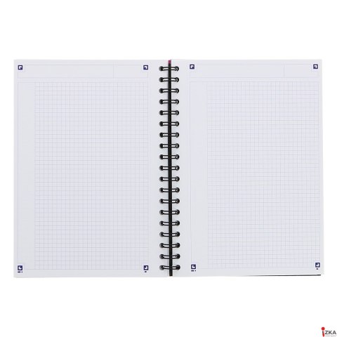 Kołonotatnik B5 80 kartek, kratka / tagi, STUDENT NOTEBOOK, OXFORD, 400100699