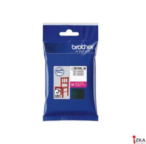 Tusz BROTHER (LC3619XLM) purpurowy 1500str