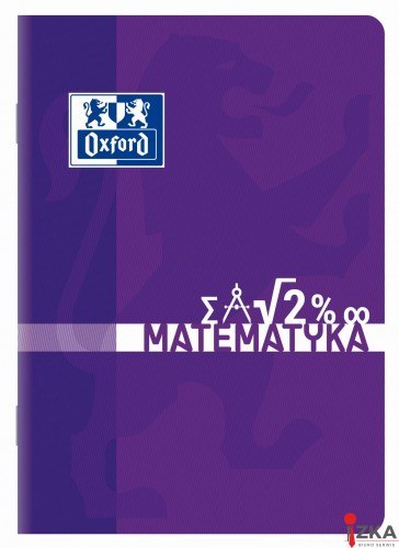 Zeszyt matematyka A4 60k 90g kratka z marginesem 400150840 OXFORD