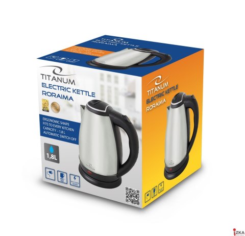 Czajnik elektryczny RORAIMA 1.8L stal nierdzewna INOX TITANUM TKK102X/TKK001 Czajnik elektryczny RORAIMA 1.8L stal nierdzewna INOX TITANUM TKK102X/TKK001