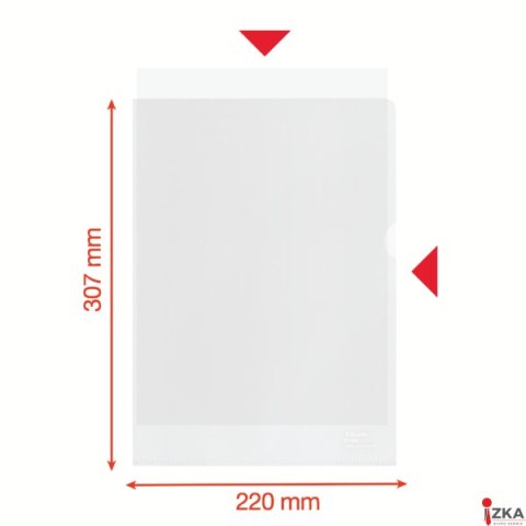 Folder groszkowy Recycled Premium PP 100 mic. A4, w kartonie, 627496 op.100 szt.