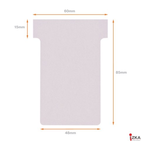 Karteczki T-Card Nobo, rozmiar 2, fioletowe 100 szt. 2002012