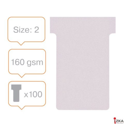 Karteczki T-Card Nobo, rozmiar 2, fioletowe 100 szt. 2002012