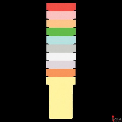 Karteczki T-Card Nobo, rozmiar 2, różowe 100 szt. 2002008