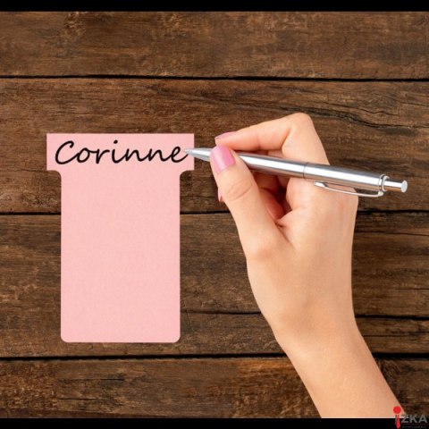 Karteczki T-Card Nobo, rozmiar 2, różowe 100 szt. 2002008