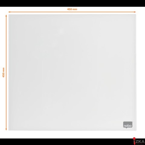 Tablica szklana NOBO Diamond Glass biała 450x450 1903957