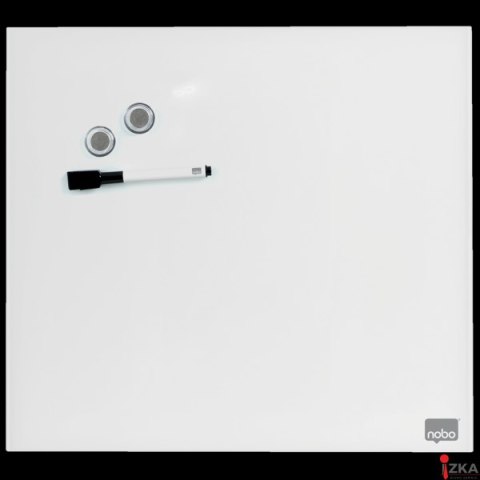 Tablica szklana NOBO Diamond Glass biała 450x450 1903957