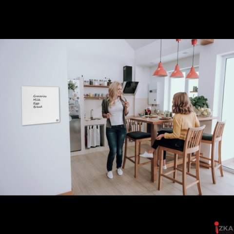 Tablica szklana NOBO Diamond Glass biała 450x450 1903957