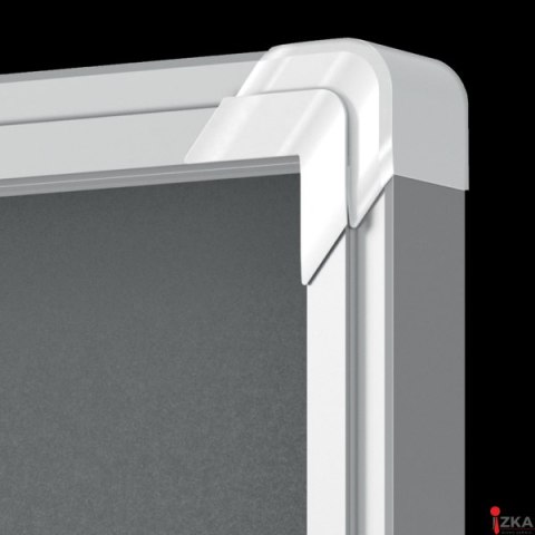 Gablota filcowa Nobo Premium Plus 27xA4, szara (drzwiczki przesówne) 1915339