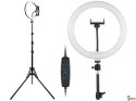 Lampa pierścieniowa TRACER RING 30cm ze statywem 210cm TRAOSW46745