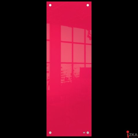 Mała podłużna szklana tablica suchościeralna Nobo Home 300x900mm, czerowna 1915606 Mała podłużna szklana tablica suchościeralna Nobo Home 300x900mm, czerowna 1915606