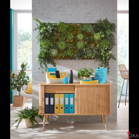 Szklana tabliczka na biurko Leitz Cosy, szary 39470089