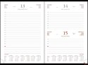 Kalendarz Vivella B5 dzienny p. biały Nr kat. 216 B5DB szary 2024 WOKÓŁNAS