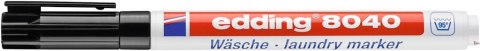 Marker do tkanin 8040 czarny EdDING końcowka okrągła