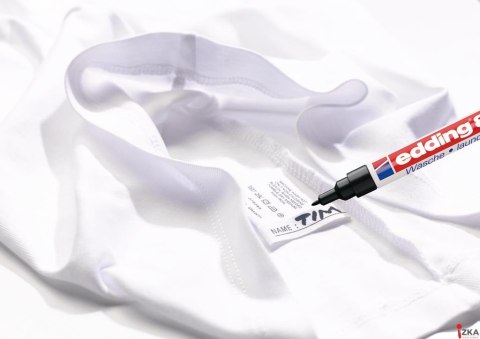 Marker do tkanin 8040 czarny EdDING końcowka okrągła