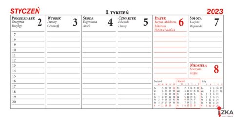 Kalendarz biurowy B5 VENUS-2026, BESKIDY