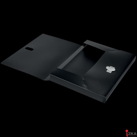 Teczka poszerzana Recycle A4 PP, czarna Leitz, 46230095