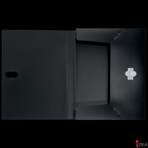 Teczka poszerzana Recycle A4 PP, czarna Leitz, 46230095