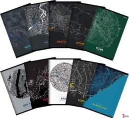 Zeszyt_TOP 2000 MONOCHROME MAPPING A5 80k 70g mix linia z marginesem 400157937